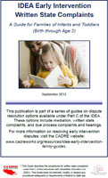 IDEA Early Intervention Written State Complaints cover
