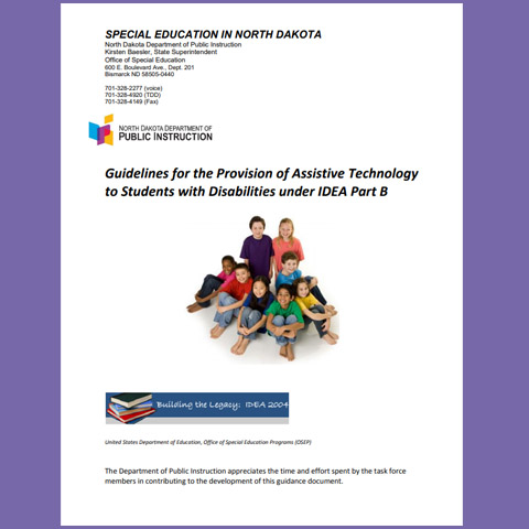 Guidelines for the Provision of Assistive Technology to Students with Disabilities under IDEA Part B