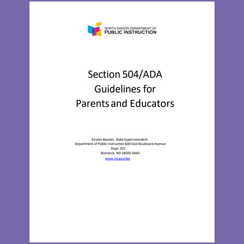 Section 504/ADA Guidelines for Parents and Educators