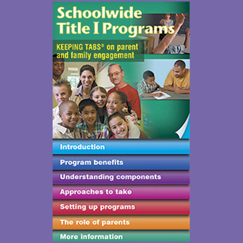Schoolwide Title I Programs: Keeping Tabs on Parent and Family Engagement