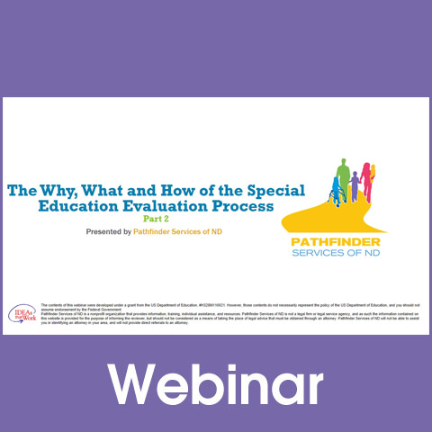 The Why, What and How of the Special Education Evaluation Process, Part 2
