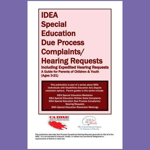 IDEA Special Education Due Process Complaints/Hearing Requests