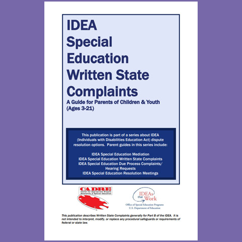 IDEA Special Education Written State Complaints