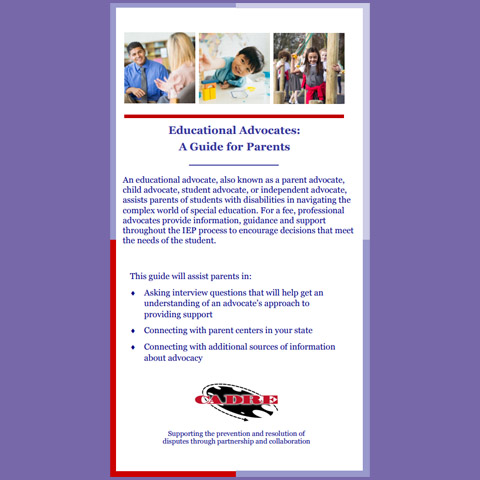 Educational Advocates: A Guide for Parents
