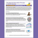 The Special Education Process in North Dakota - Workshop Series