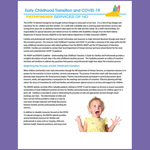 Early Childhood Transition and COVID-19