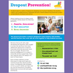 Dropout Prevention Flyer